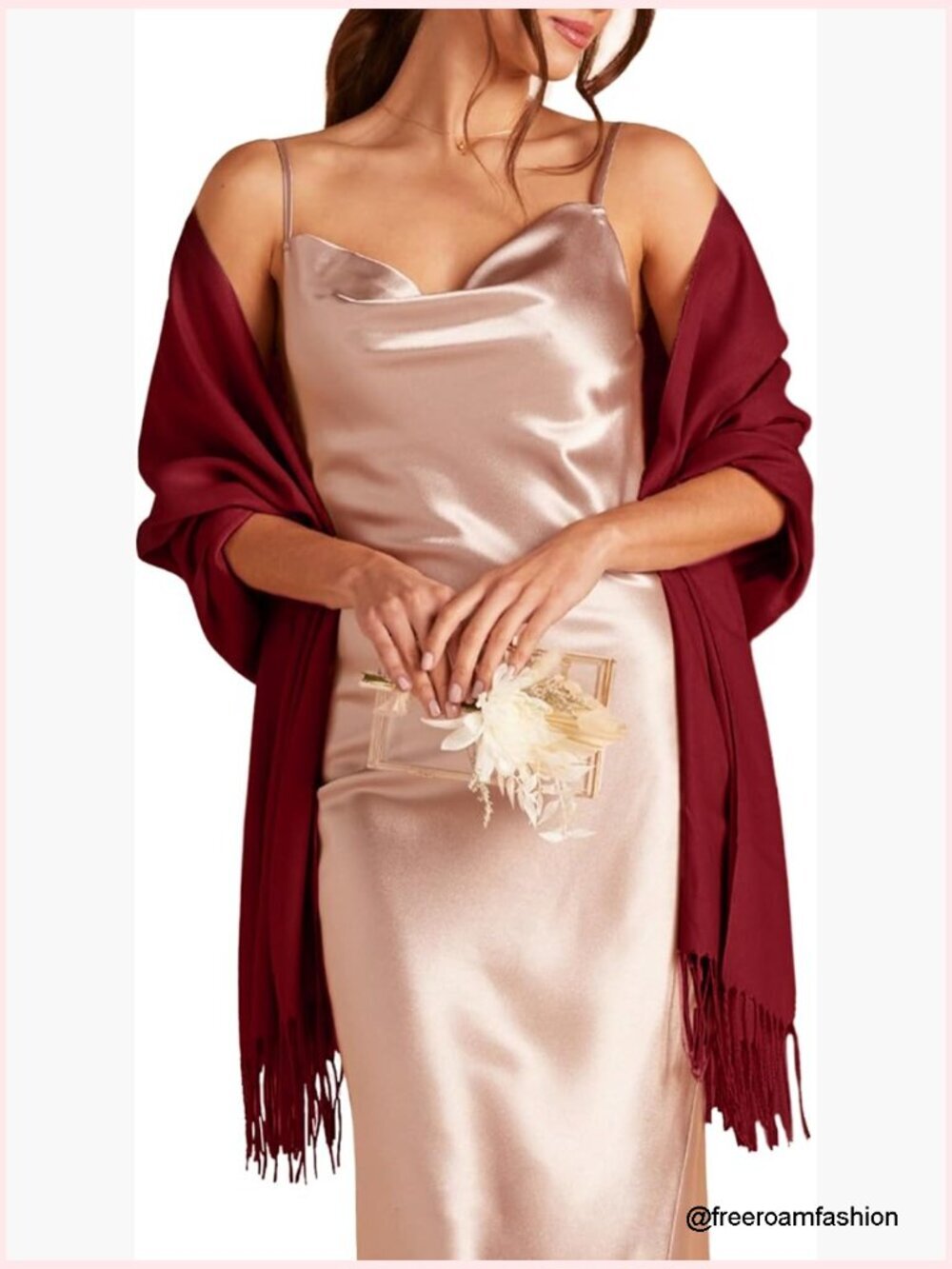 Ultra Soft Pashmina Shawl and Wrap for Evening Dress Wedding Bridesmaid Gift